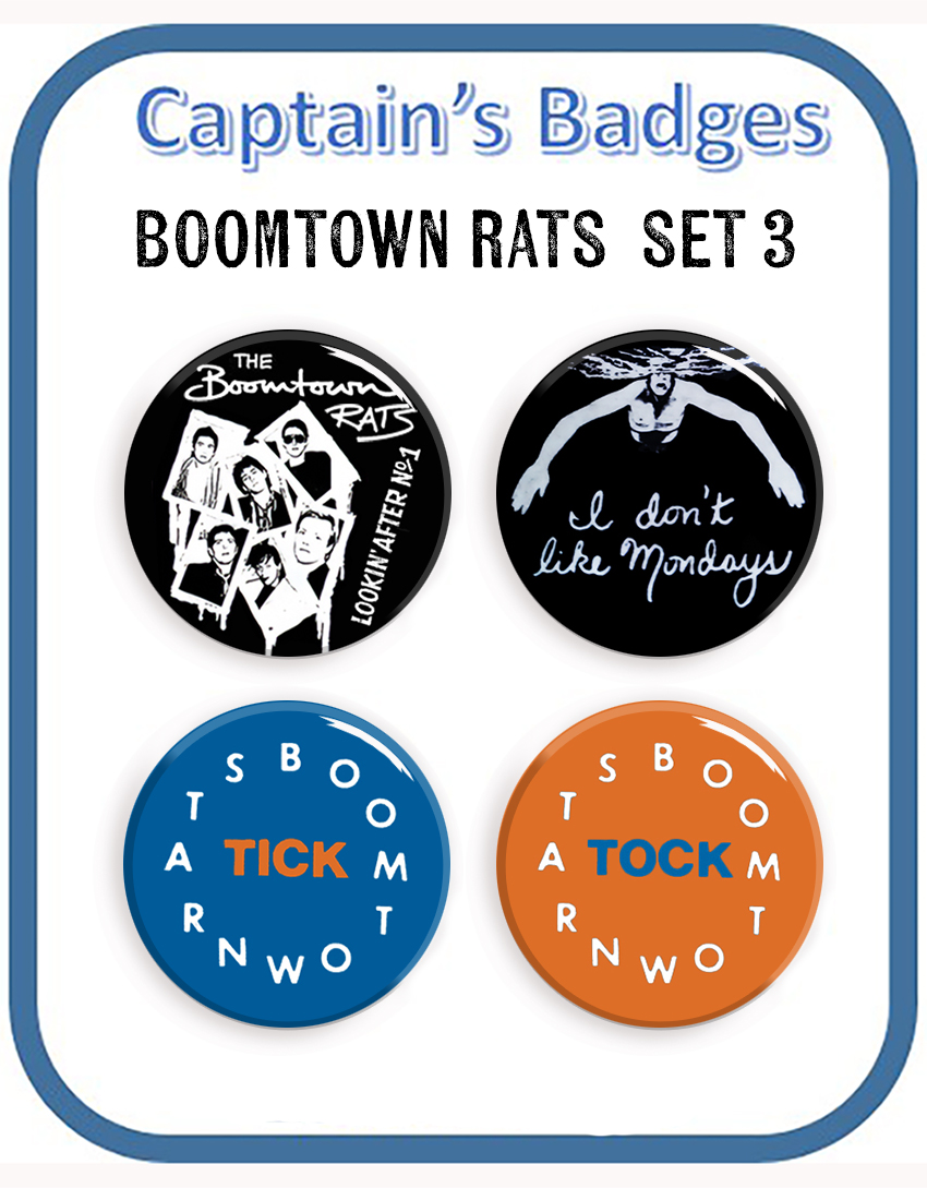 The Boomtown Rats – captainsbadges.co.uk
